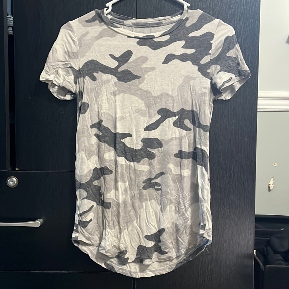 Aero Seriously Soft Tee Grey Camo